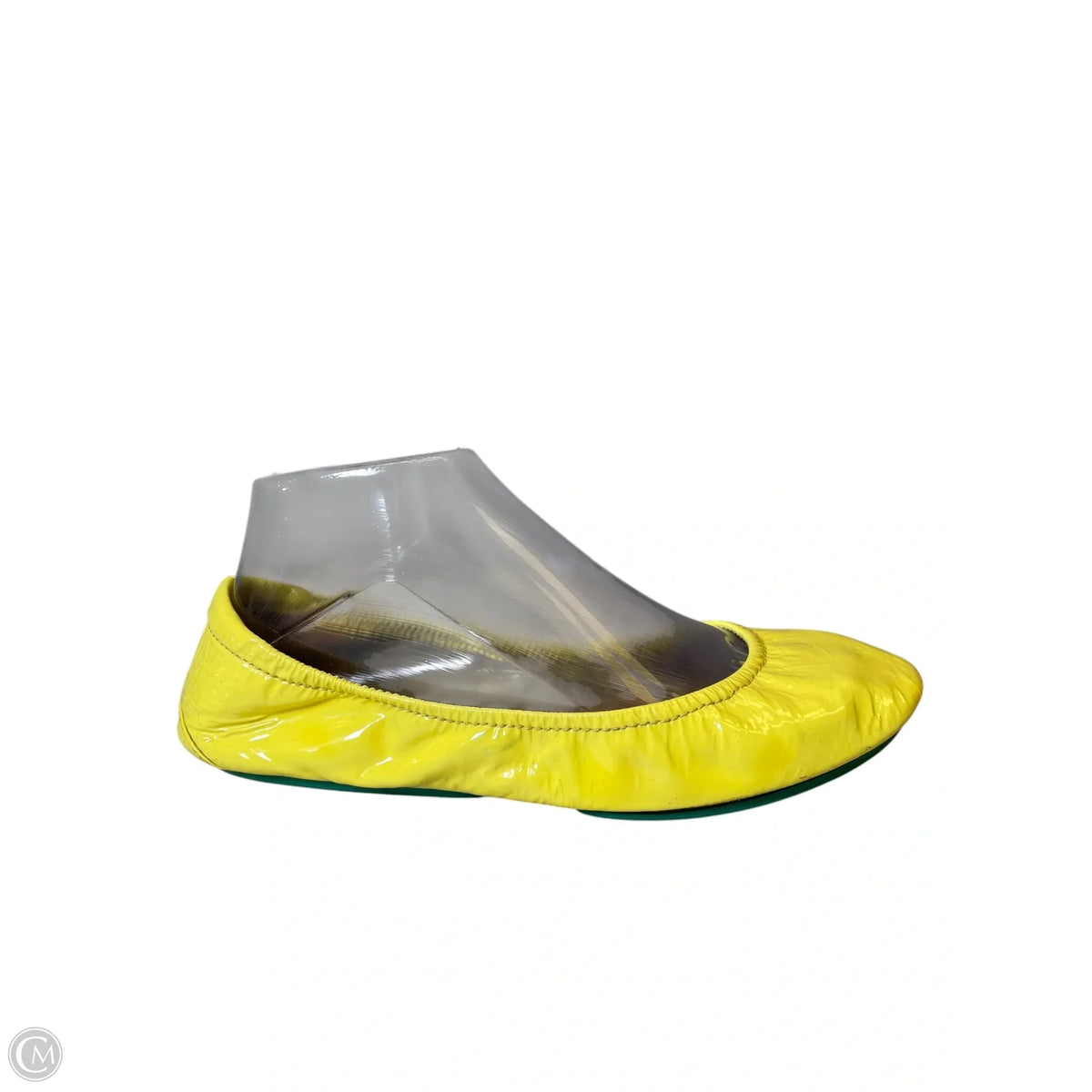 Shoes Designer By Tieks In Yellow, Size: 7