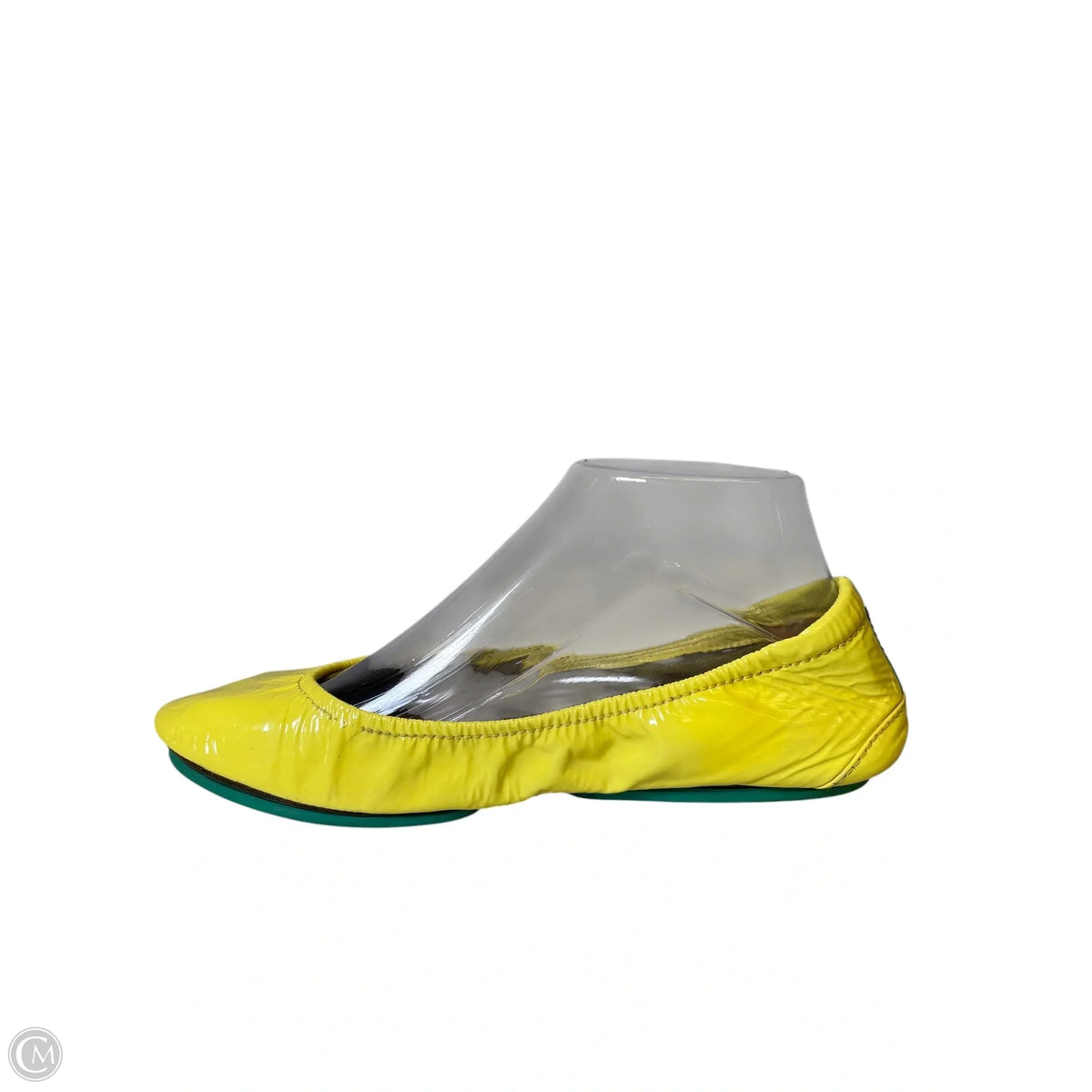 Shoes Designer By Tieks In Yellow, Size: 7