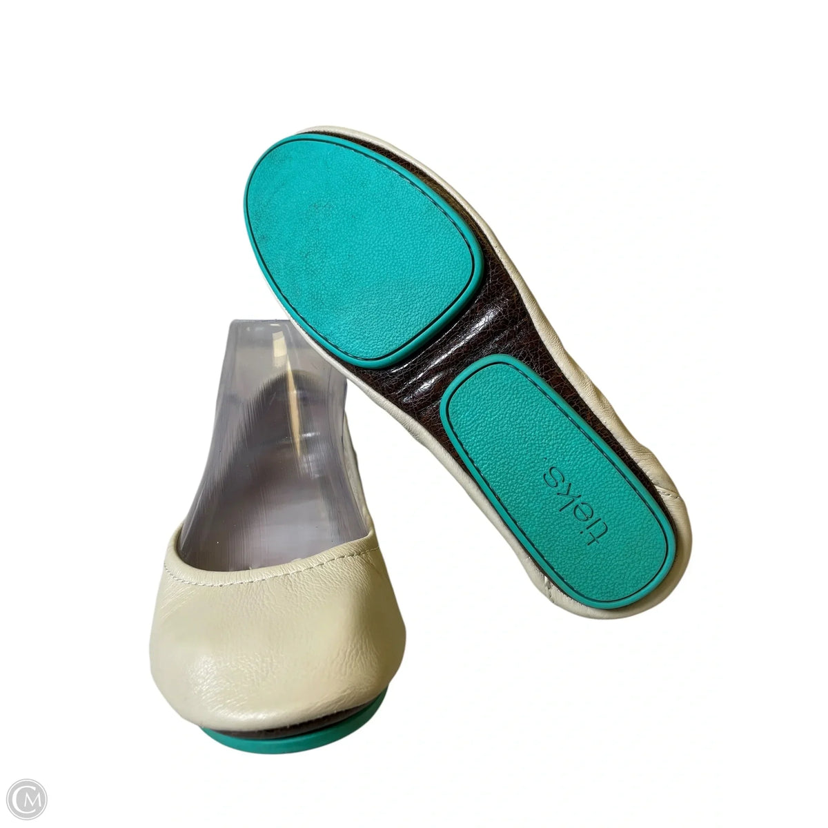 Shoes Designer By Tieks In Cream, Size: 7