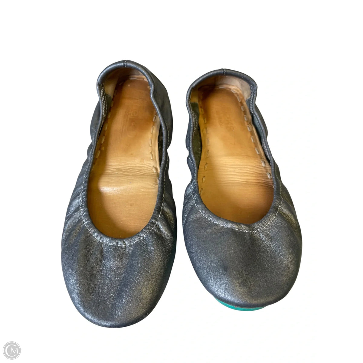 Shoes Designer By Tieks In Grey, Size: 7