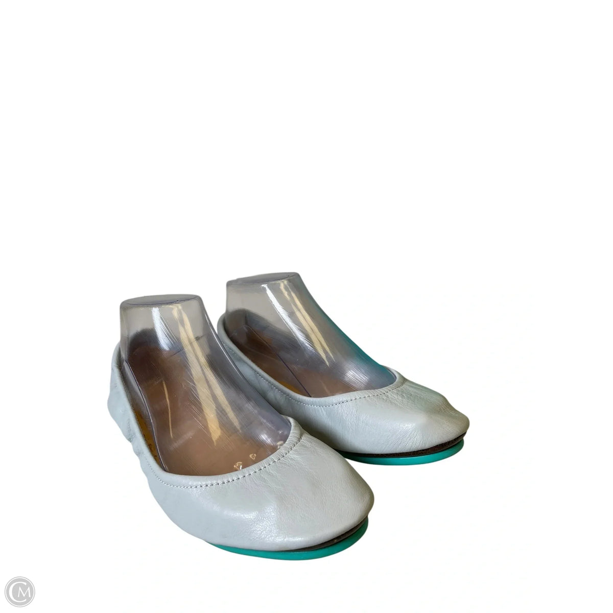 Shoes Designer By Tieks In Grey, Size: 7