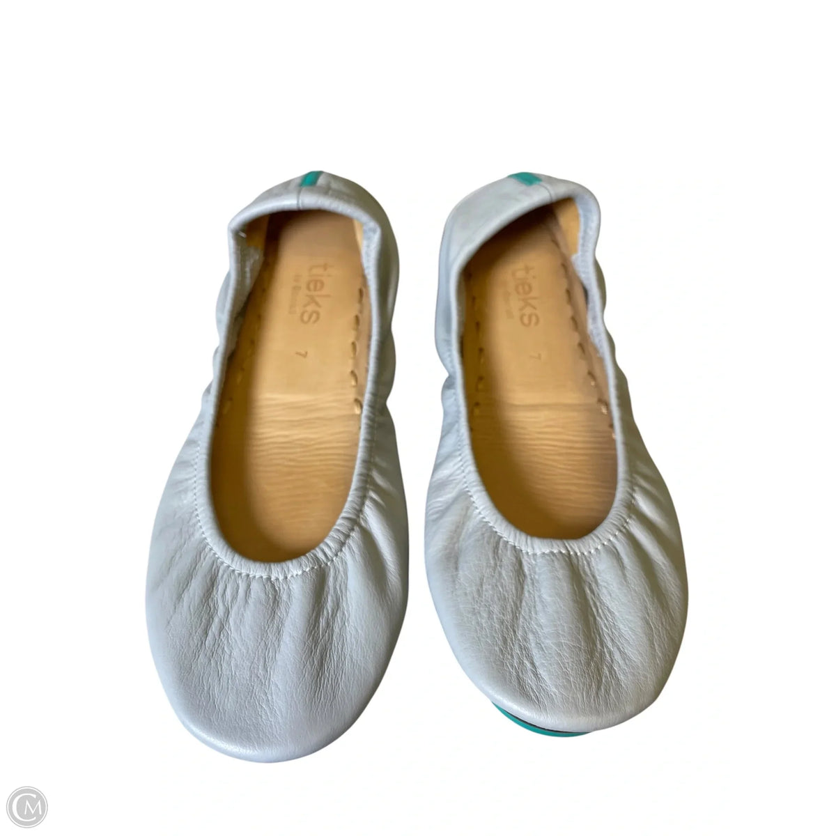 Shoes Designer By Tieks In Grey, Size: 7