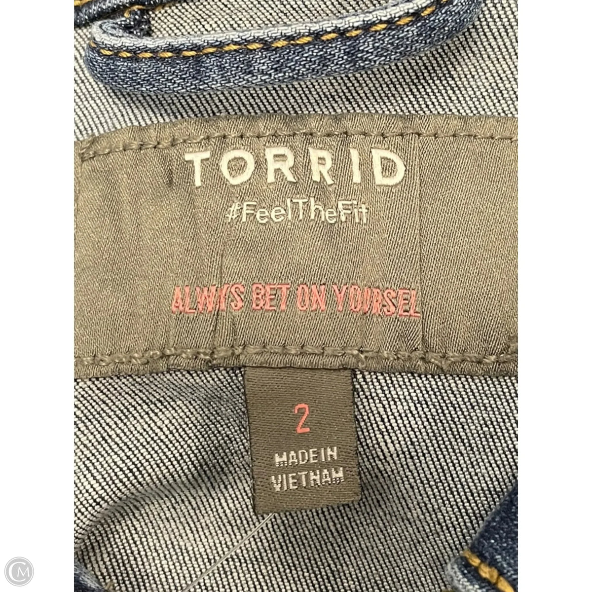 Jacket Denim By Torrid In Blue Denim, Size: 2x