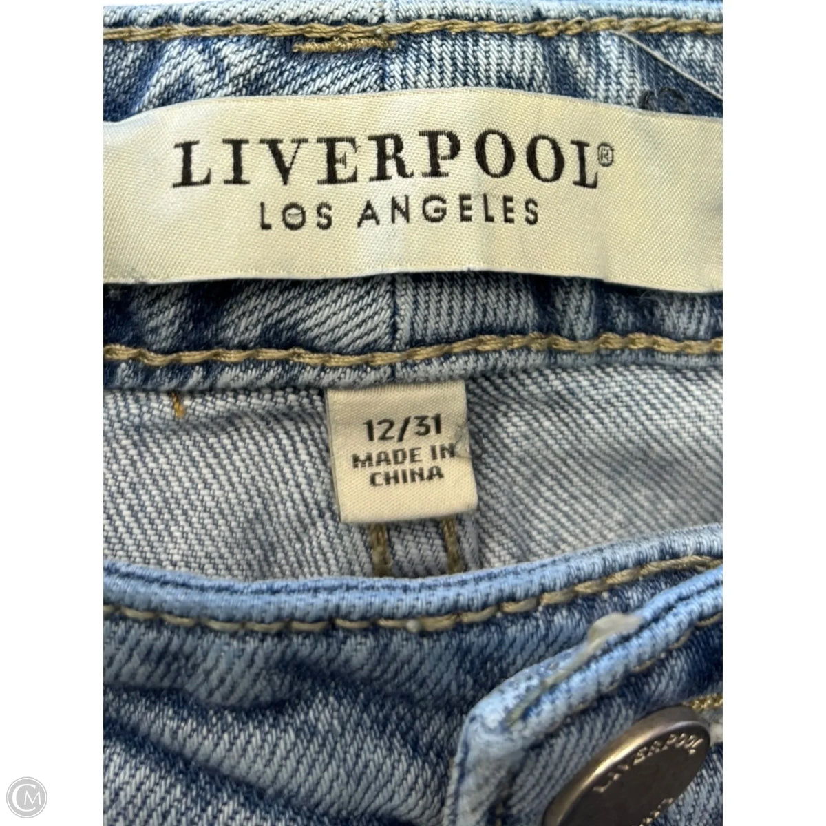 Jeans Boot Cut By Liverpool In Blue, Size: 12