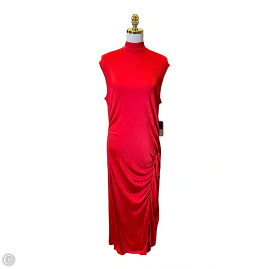 Dress Party Long By Worthington In Red, Size: Xxl