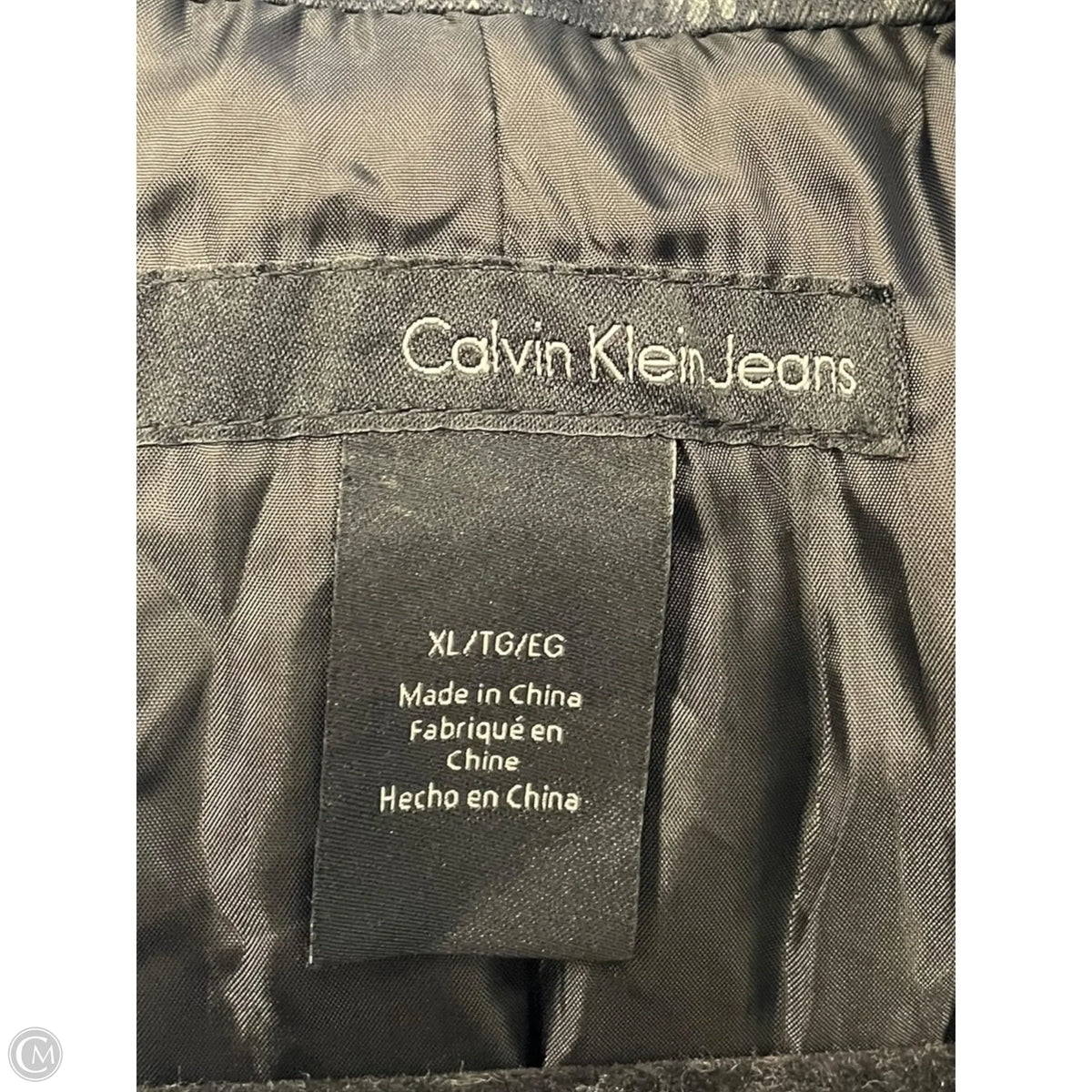 Blazer By Calvin Klein In Black, Size: L