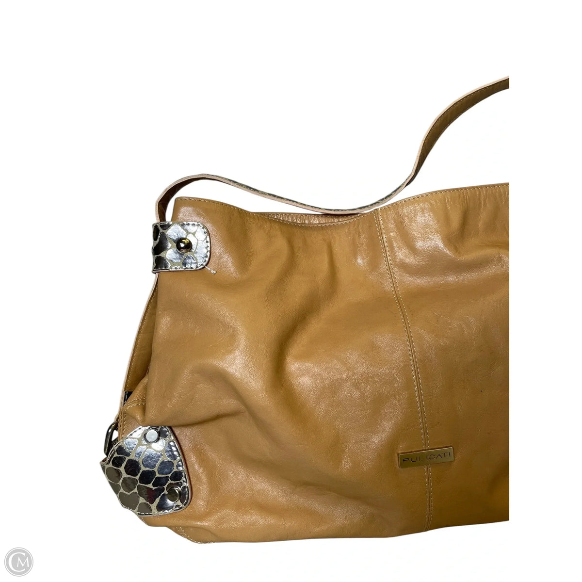 Handbag Leather By PULICATI, Size: Large
