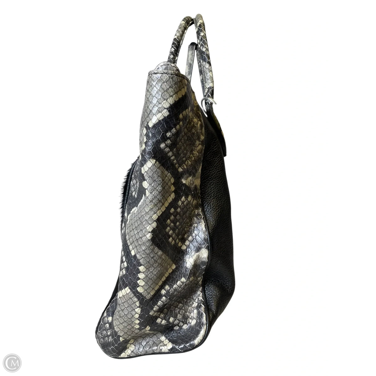 Handbag Leather By CLAUDIA FIRENZE, Size: Large