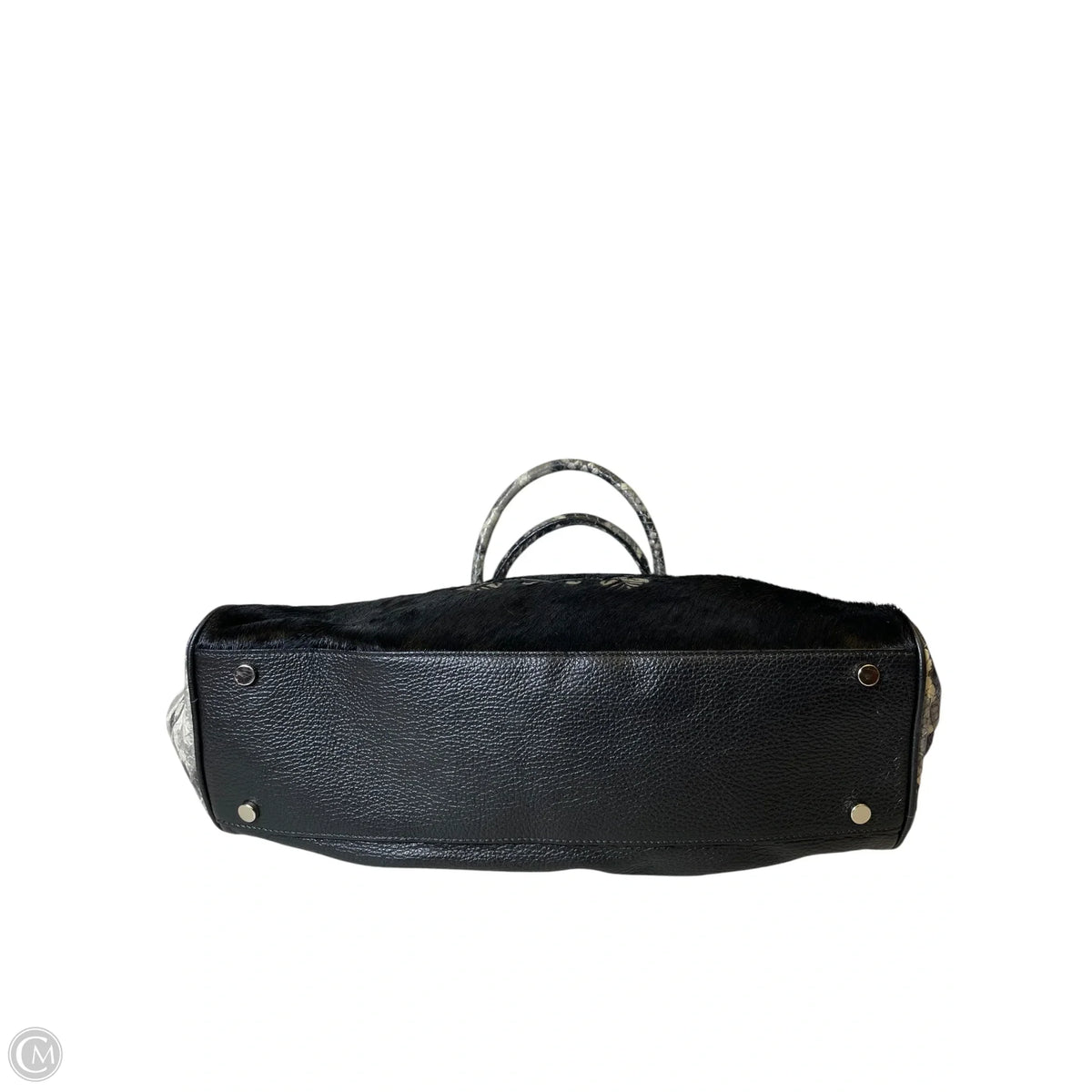 Handbag Leather By CLAUDIA FIRENZE, Size: Large