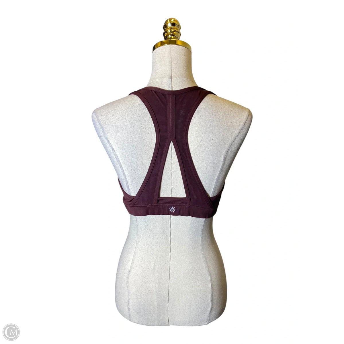 Athletic Bra By Athleta In Maroon, Size: L