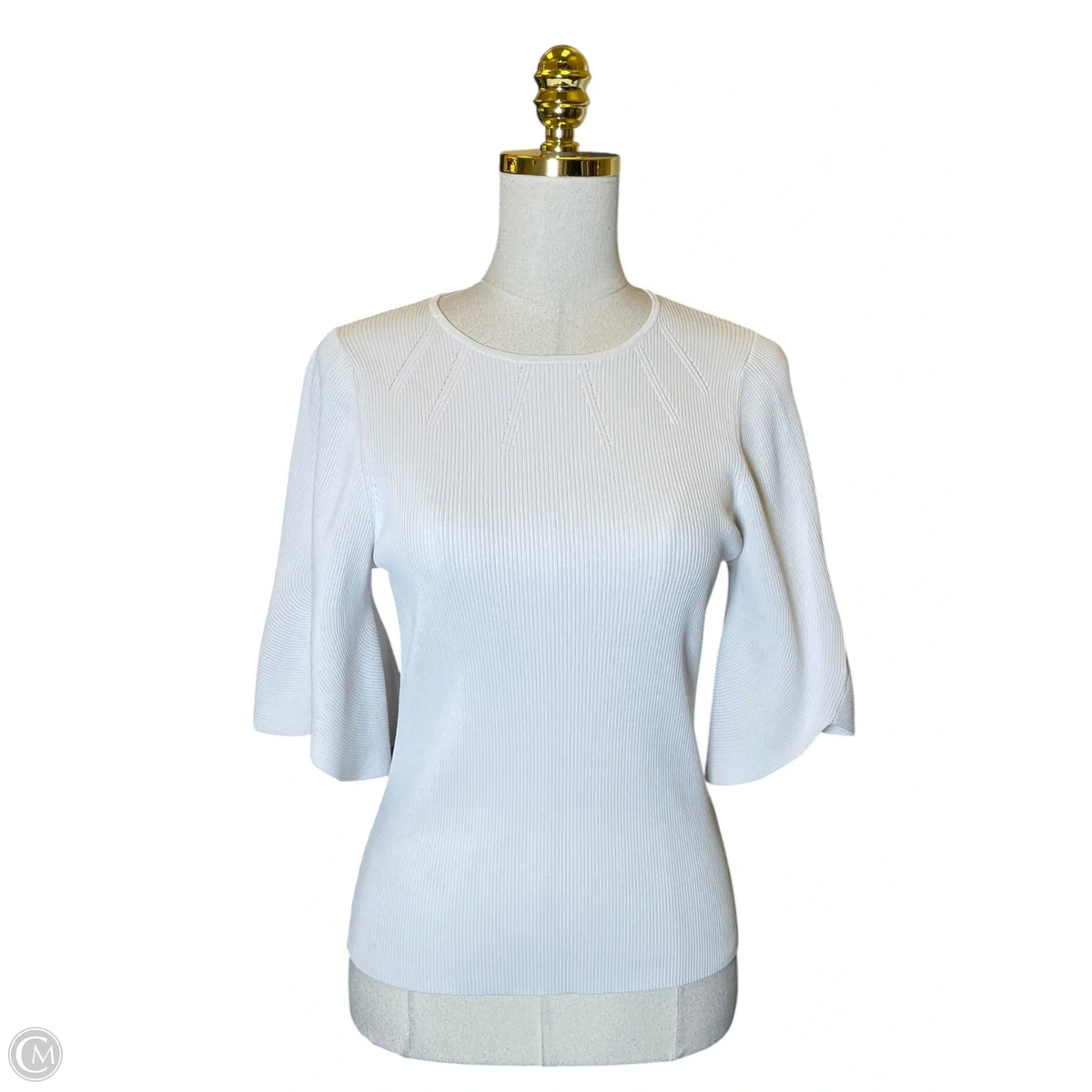 Top Short Sleeve By Ted Baker In White, Size: S