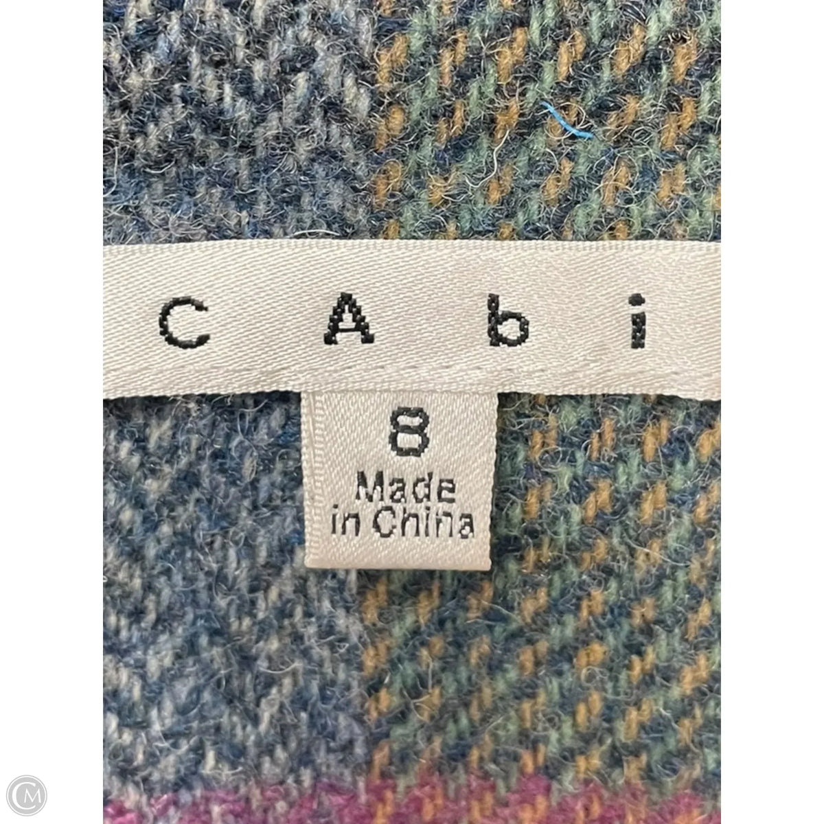 Blazer By Cabi In Plaid Pattern, Size: 8