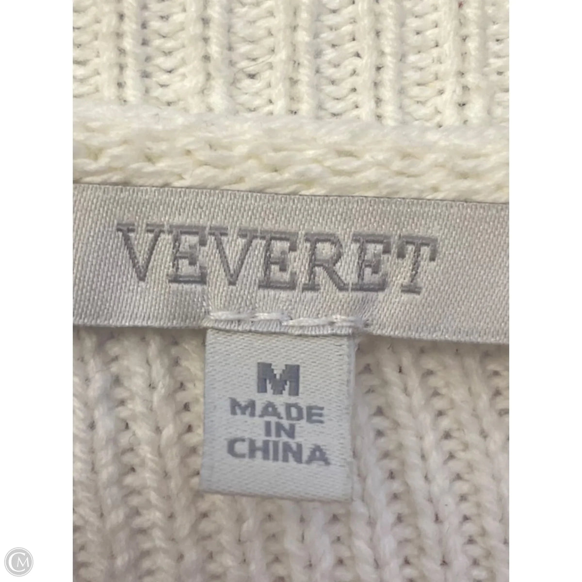 Sweater By Veveret In Cream, Size: M