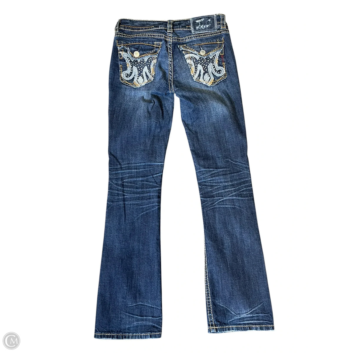 Jeans Boot Cut By Clothes Mentor In Blue Denim, Size: 4