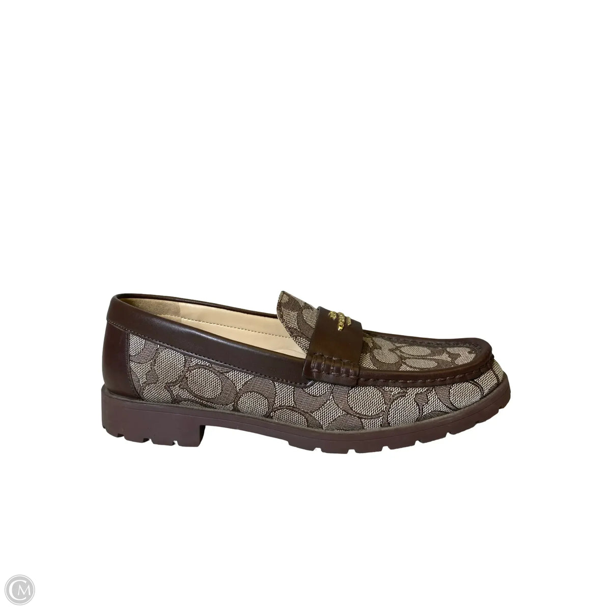 Shoes Designer By Coach In Brown, Size: 7