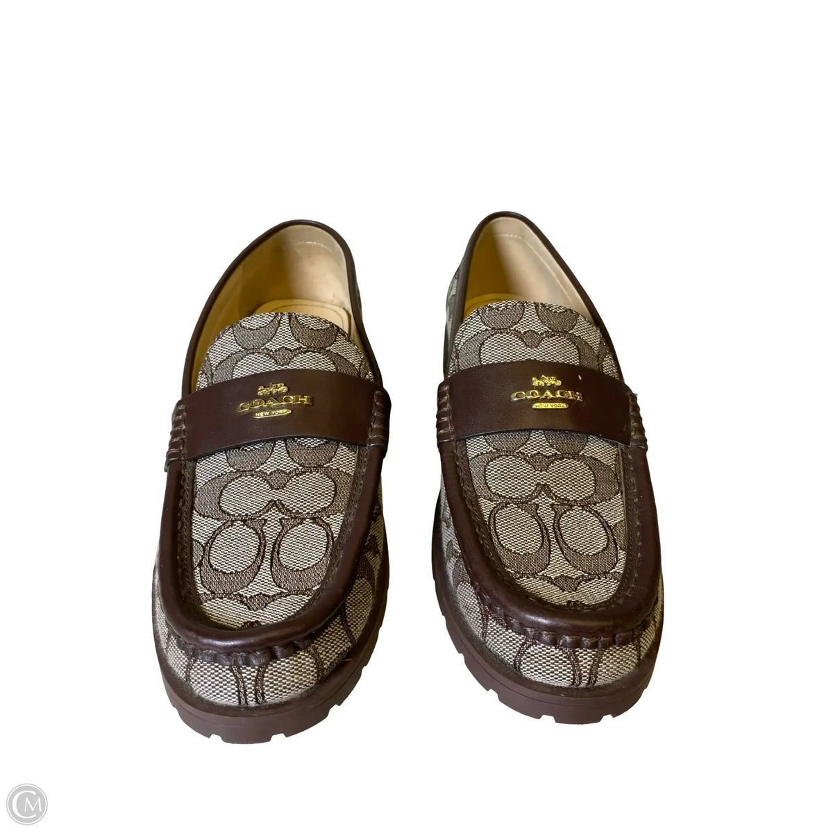 Shoes Designer By Coach In Brown, Size: 7