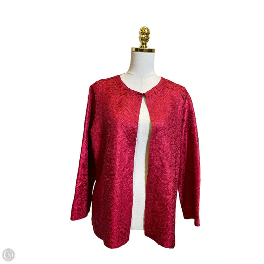 Cardigan By Chicos In Red, Size: L