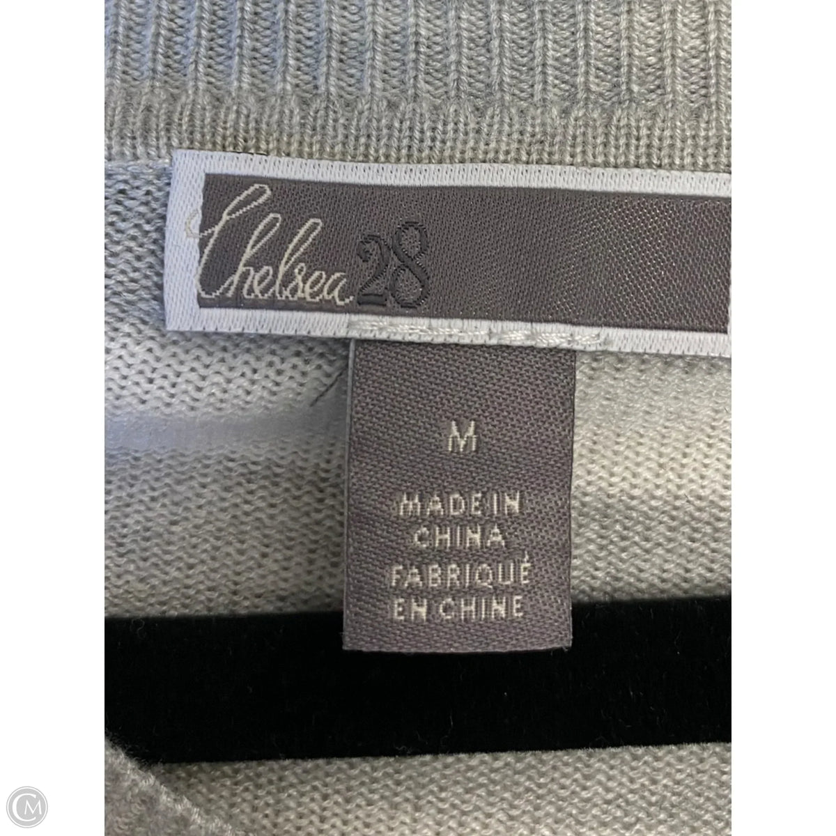 Sweater By Chelsea 28 In Striped Pattern, Size: M