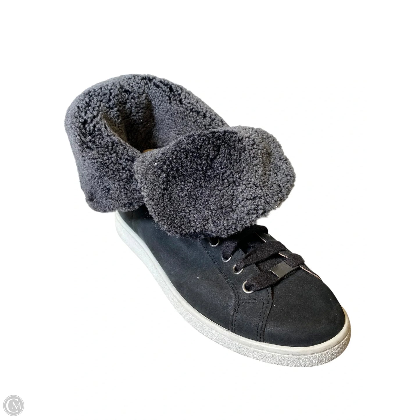 Boots Ankle Flats By Ugg In Black, Size: 9.5