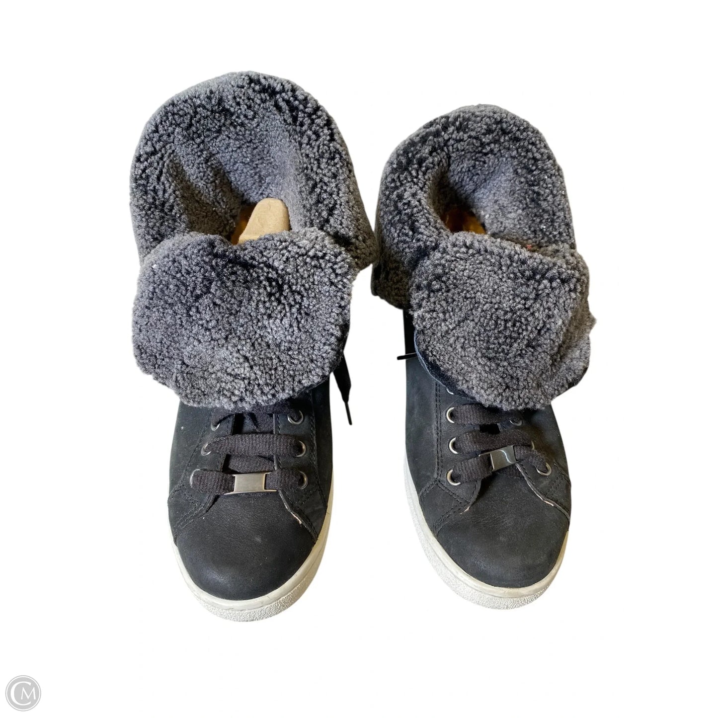 Boots Ankle Flats By Ugg In Black, Size: 9.5