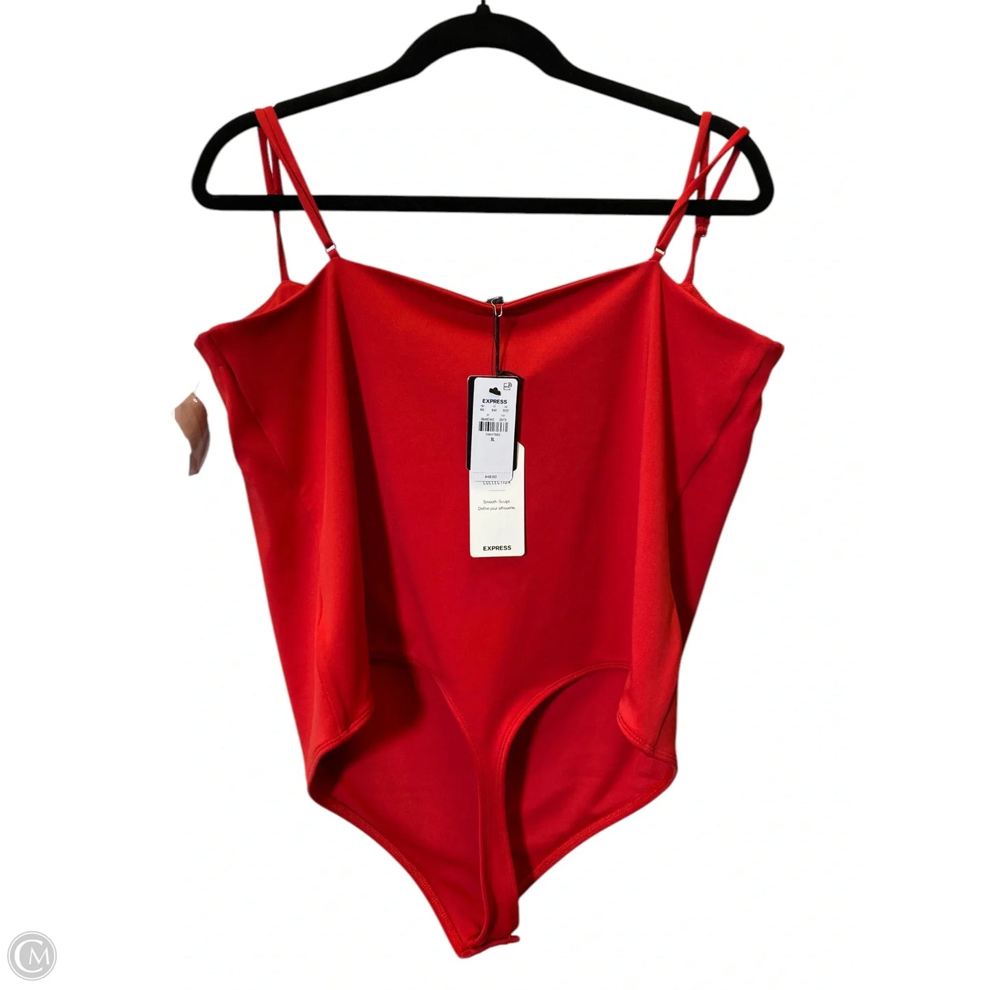 Bodysuit By Express In Red, Size: Xl