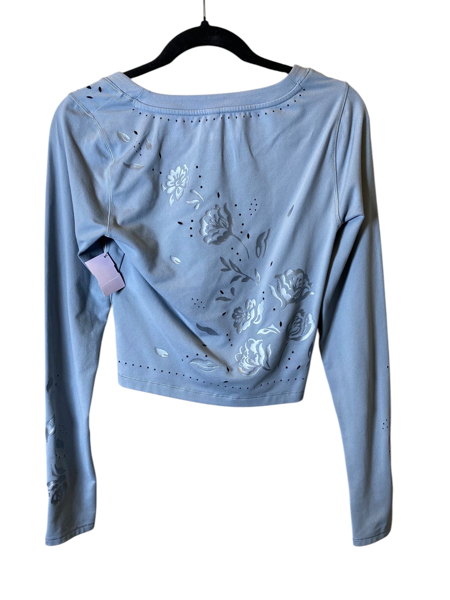 Athletic Top Long Sleeve Crewneck By Athleta In Blue, Size: S