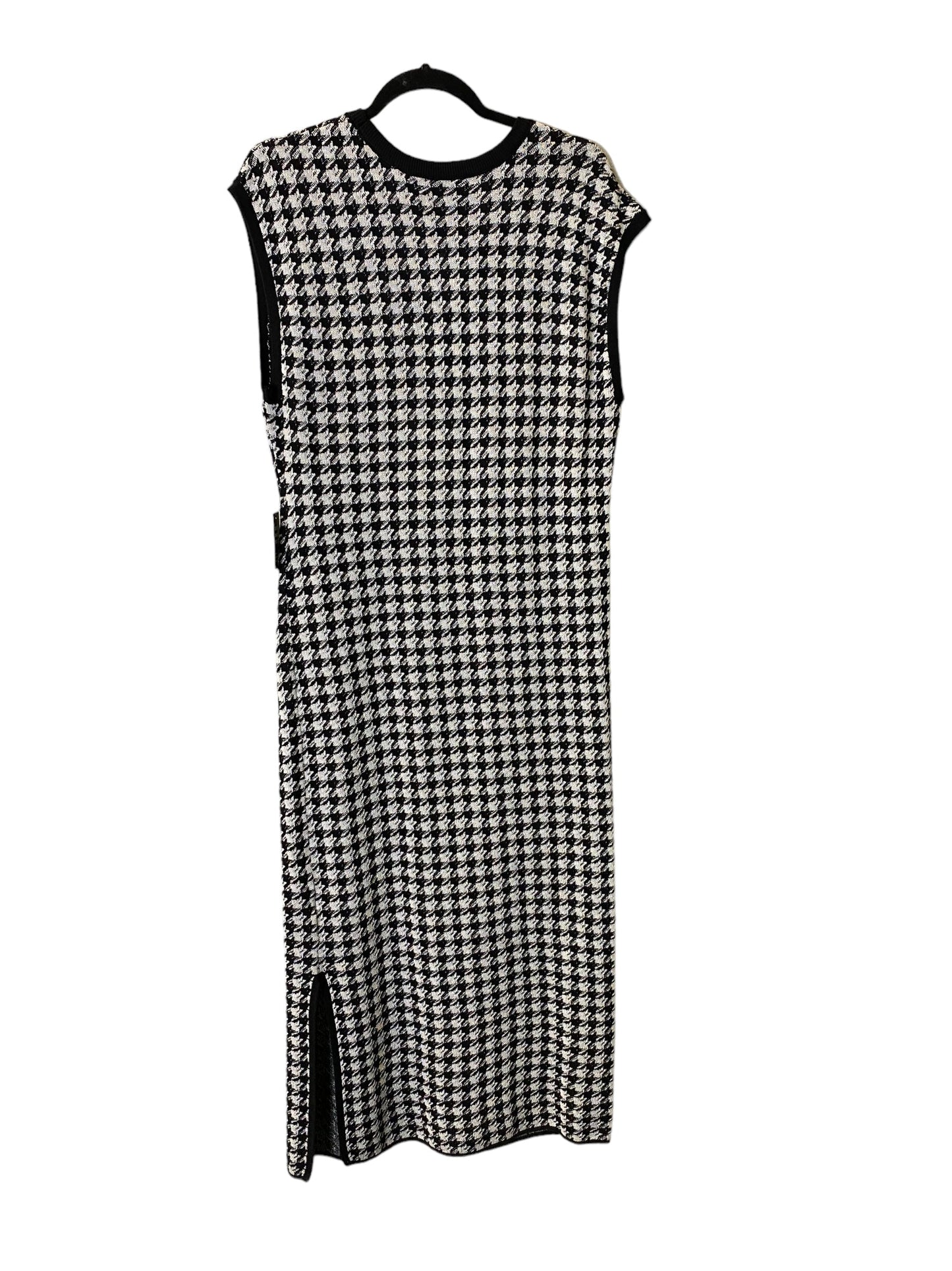 Dress Casual Maxi By Express In Black & White, Size: Xl