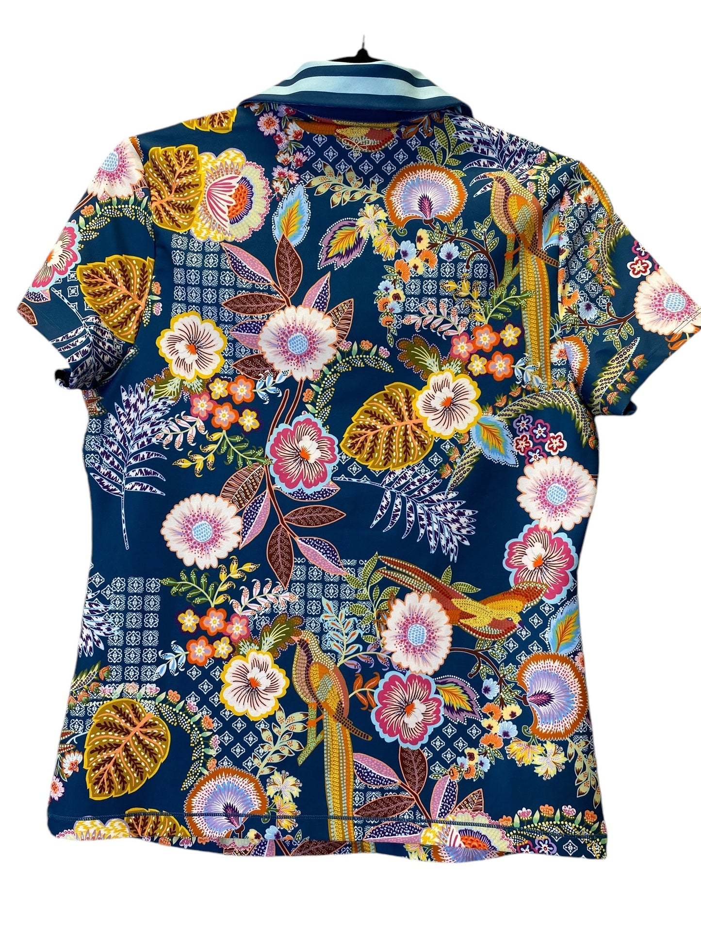 Top Short Sleeve By Johnny Was In Floral Print, Size: S