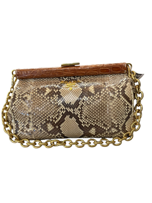 Clutch Luxury Designer By Prada, Size: Small