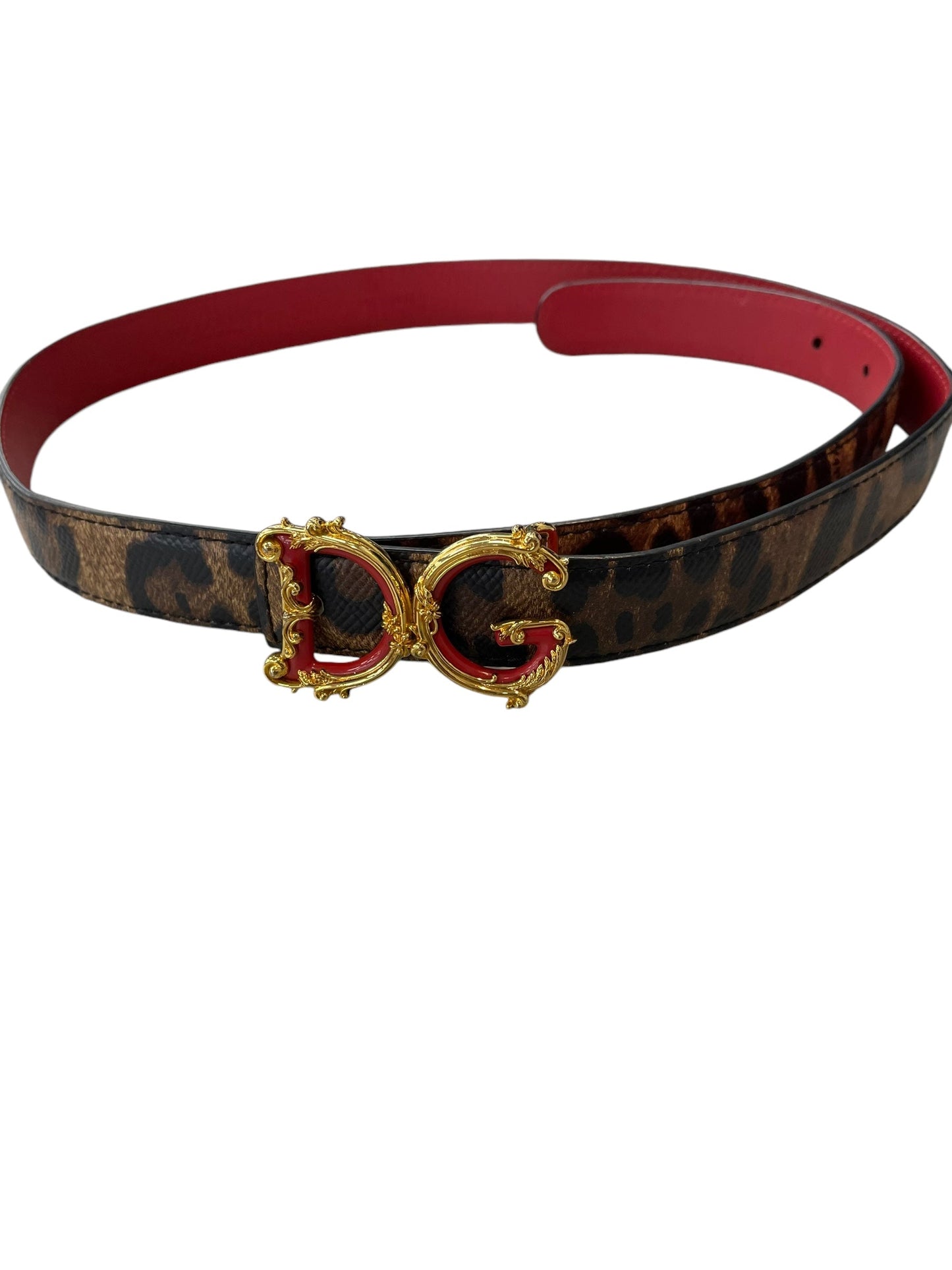 Belt Luxury Designer By Dolce And Gabbana, Size: Medium