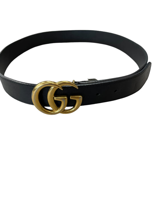 Belt Luxury Designer By Gucci, Size: Medium