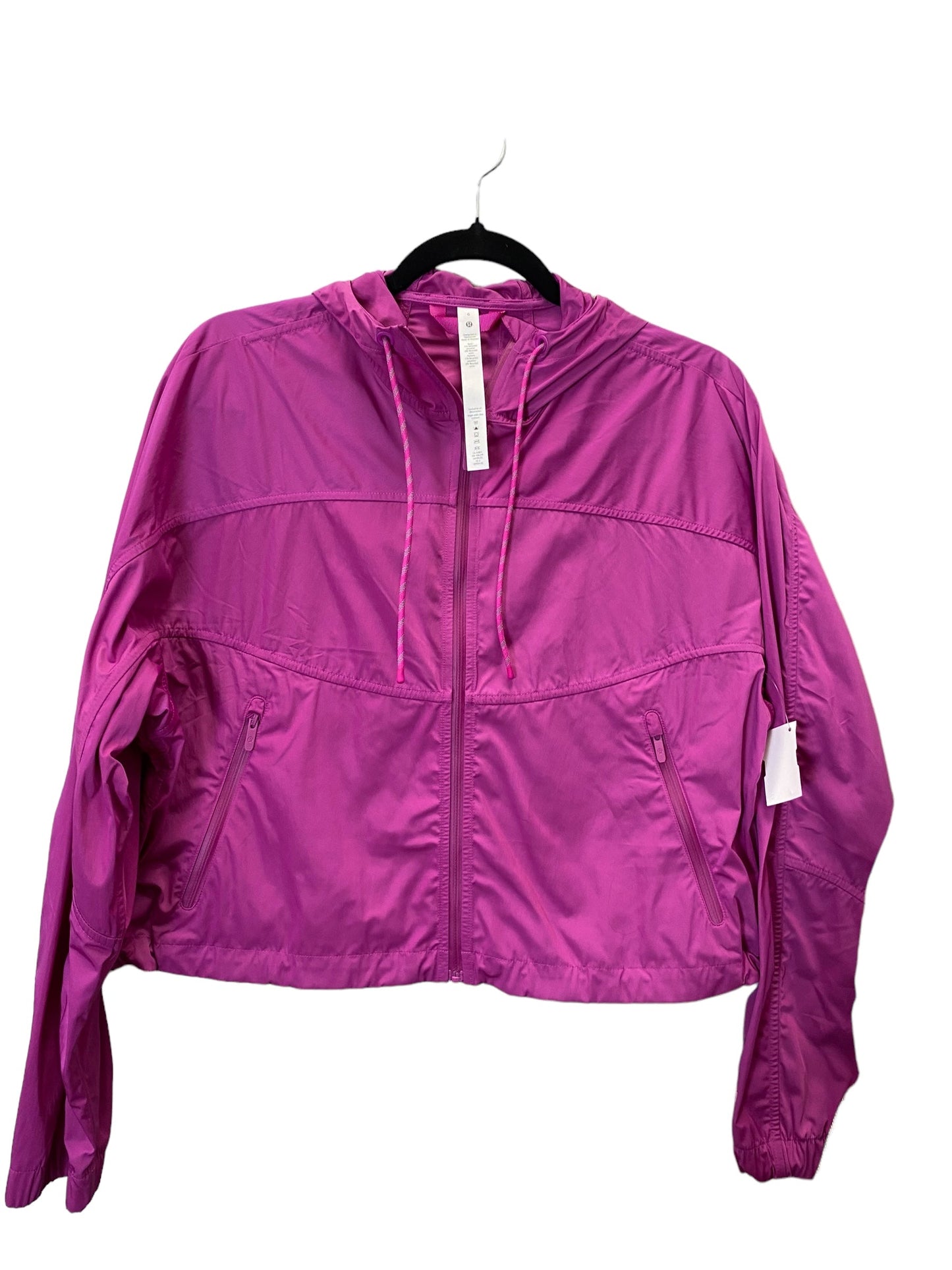 Athletic Jacket By Lululemon In Purple, Size: S