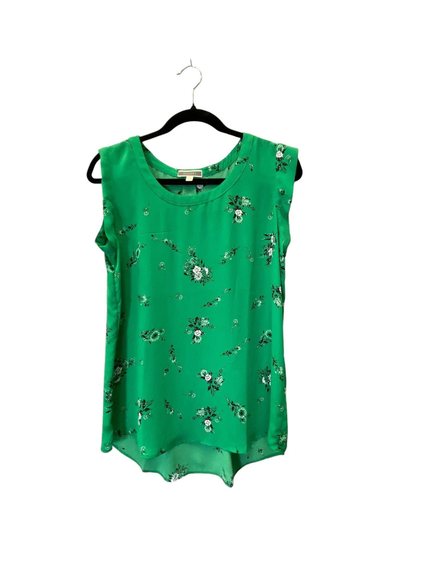 Top Short Sleeve By Pleione In Green, Size: S