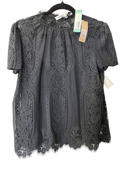 Top 2pc Short Sleeve By Rebecca Minkoff In Black, Size: S