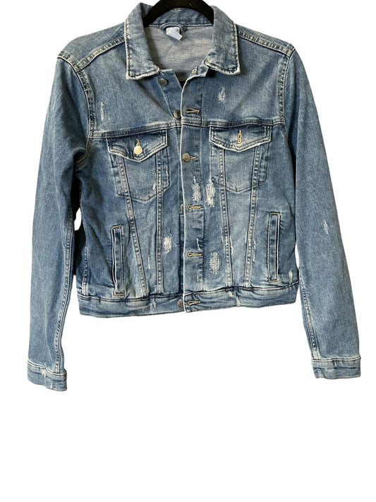 Jacket Denim By H&m In Blue, Size: M