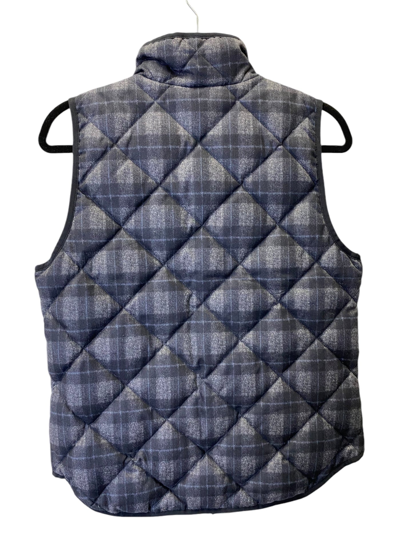 Vest Puffer & Quilted By J. Crew In Plaid Pattern, Size: S