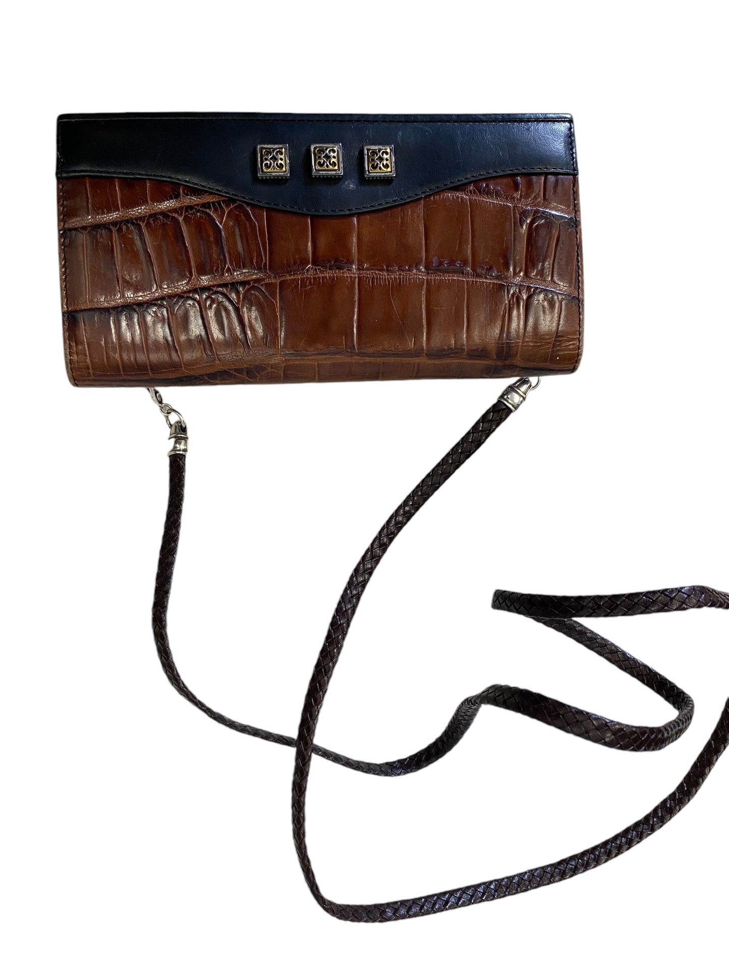 Handbag Leather By Brighton, Size: Small