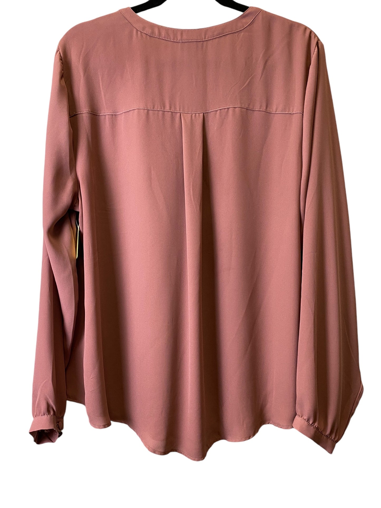 Top Long Sleeve By Torrid In Pink, Size: Xl