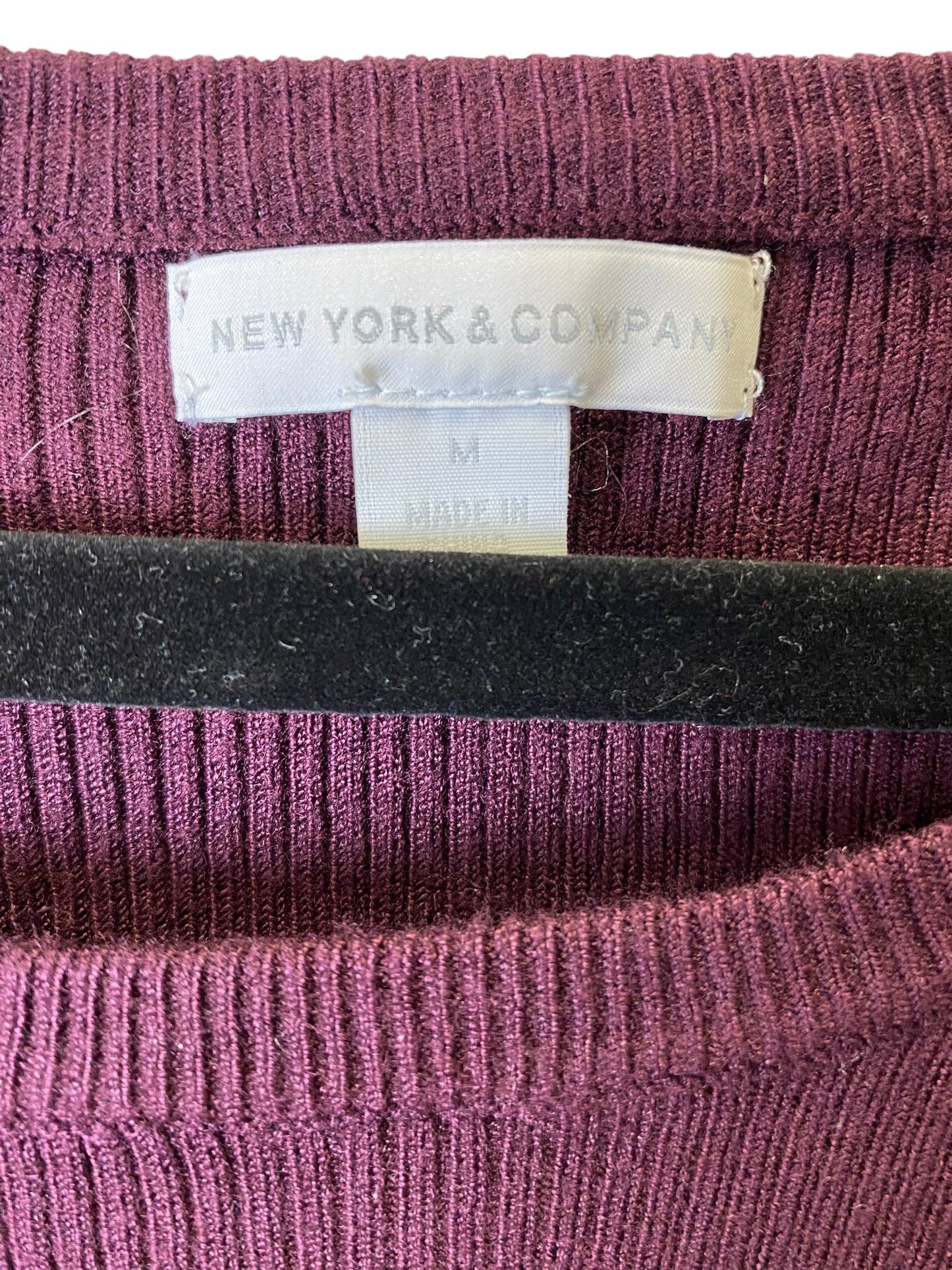 Sweater By New York And Co In Purple, Size: M