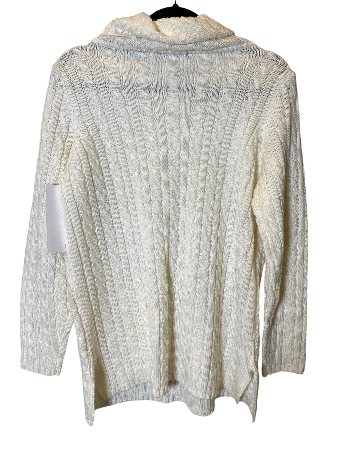 Sweater By Karen Scott In Cream, Size: M