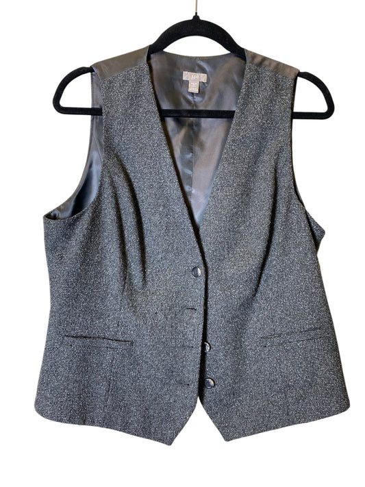 Vest Other By J. Jill In Grey, Size: M