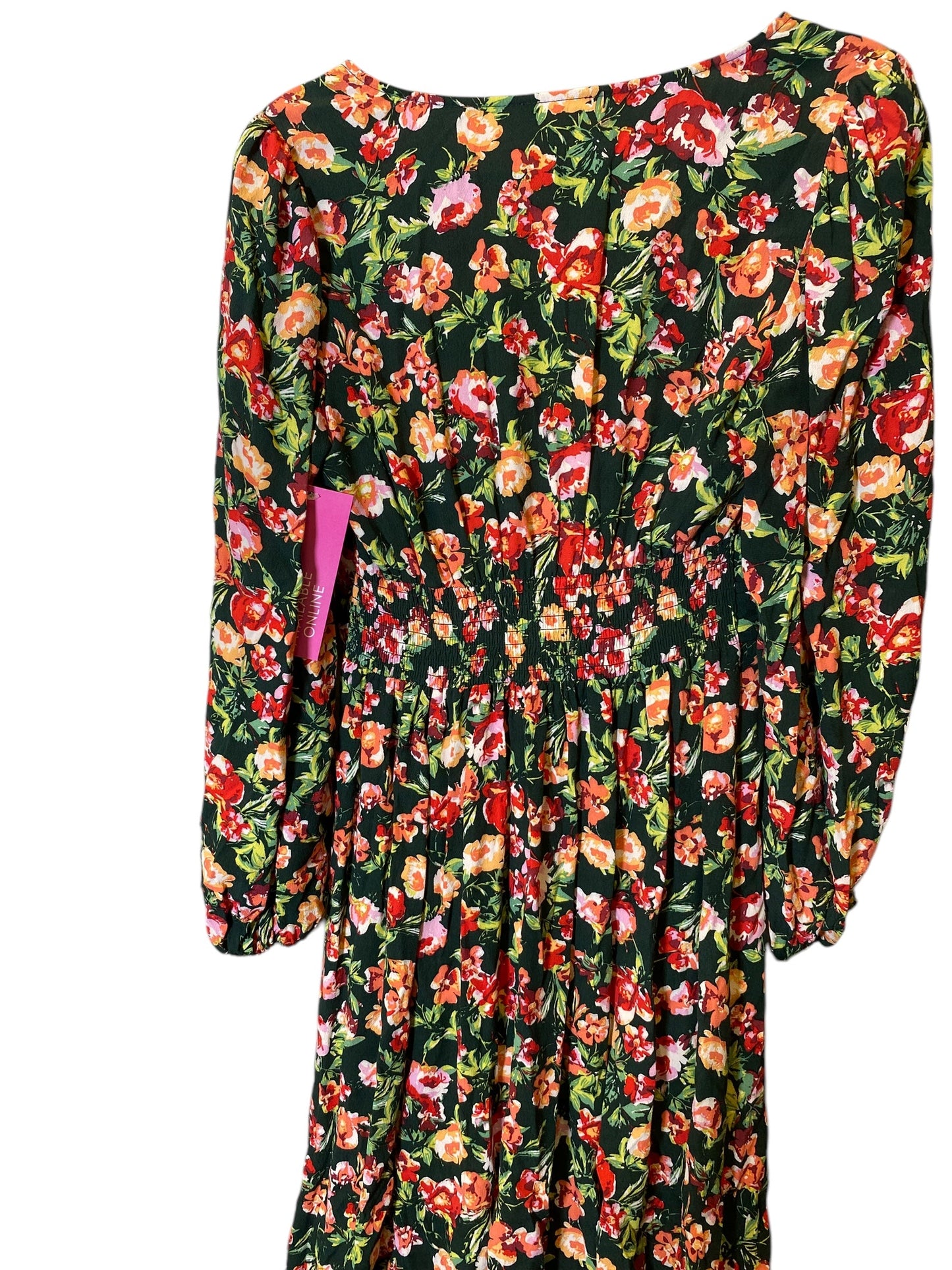 Dress Casual Midi By Leith In Floral Print, Size: S