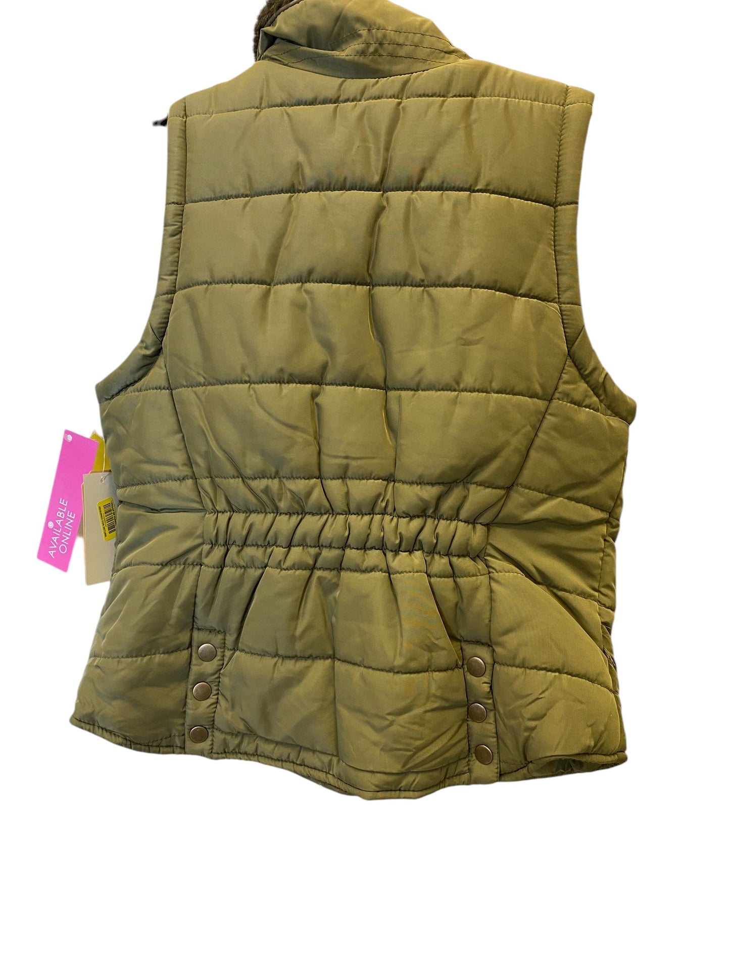 Vest Puffer & Quilted By Copper Key In Green, Size: M