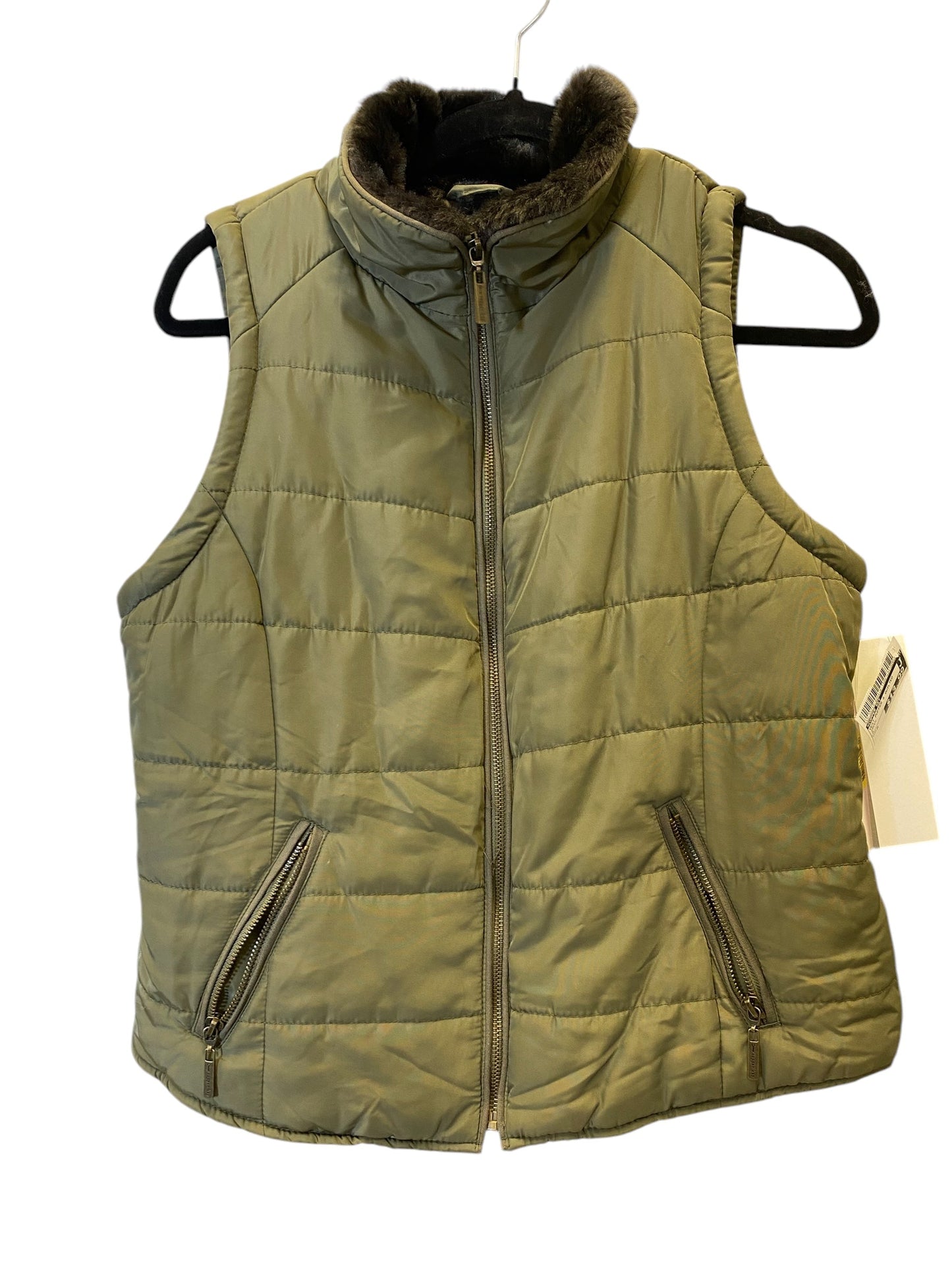 Vest Puffer & Quilted By Copper Key In Green, Size: M