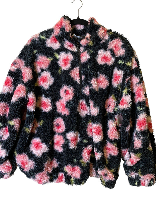 Sweater By Clothes Mentor In Floral Print, Size: 1x