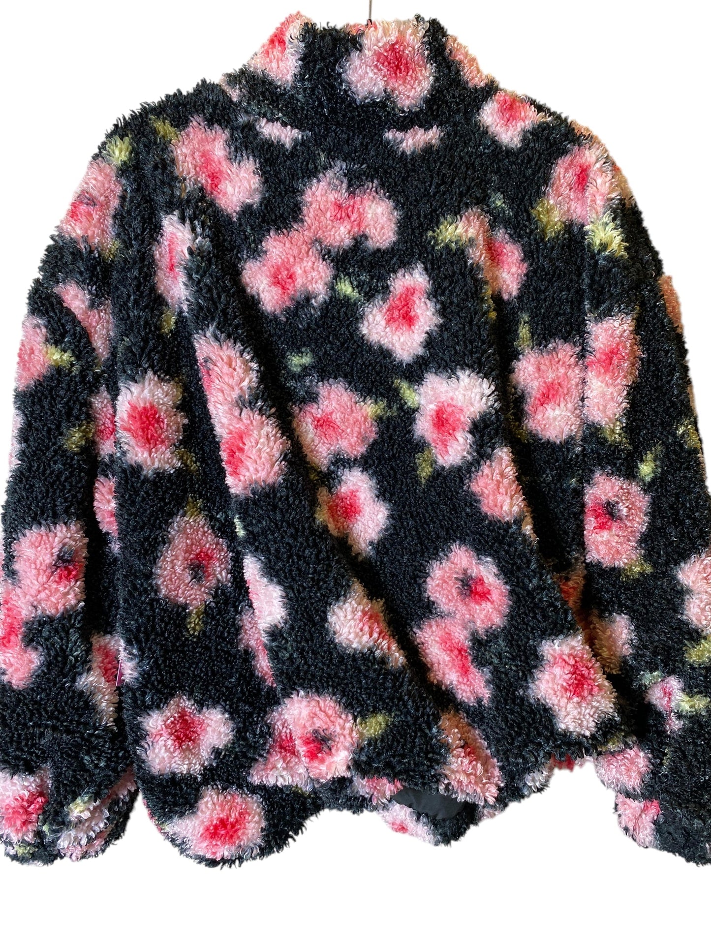 Sweater By Clothes Mentor In Floral Print, Size: 1x