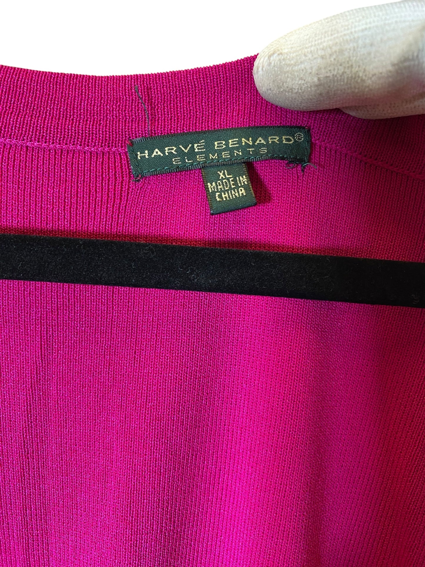 Sweater Cardigan By Harve Bernard In Pink, Size: Xl