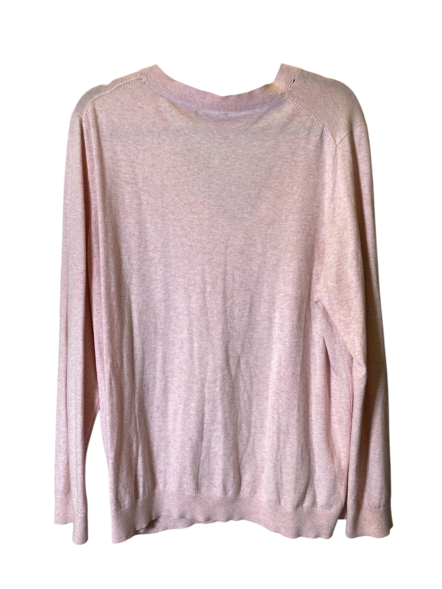 Sweater By Tommy Hilfiger In Pink, Size: Xxl