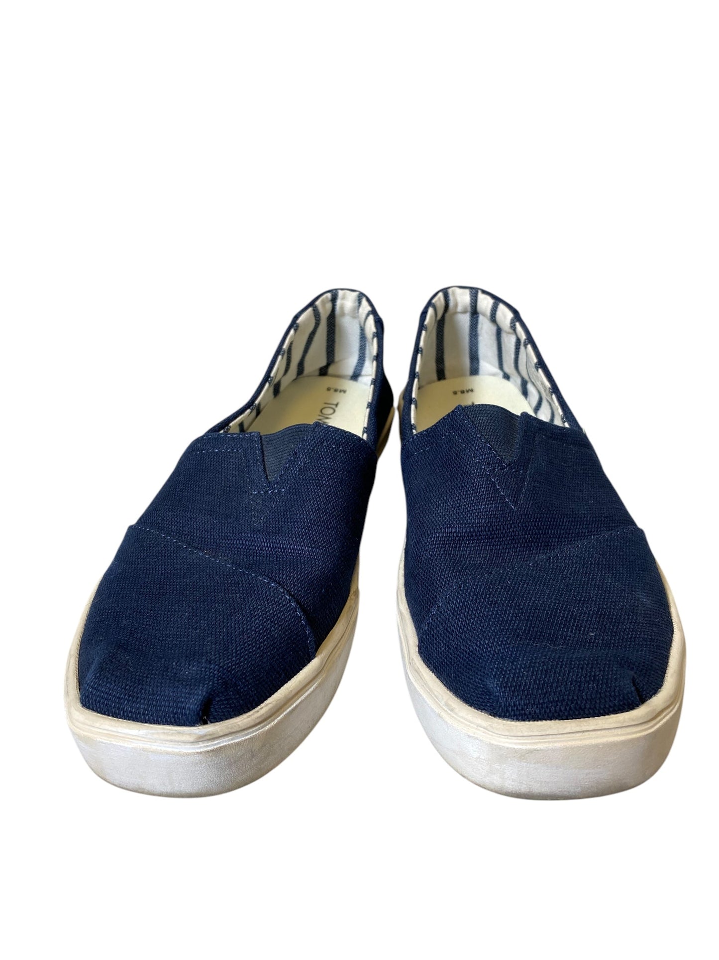 Shoes Flats By Toms In Navy, Size: 8.5