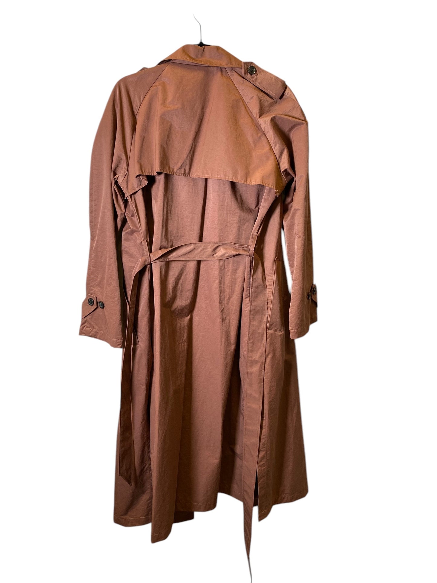 Coat Trench Coat By A New Day In Brown, Size: L